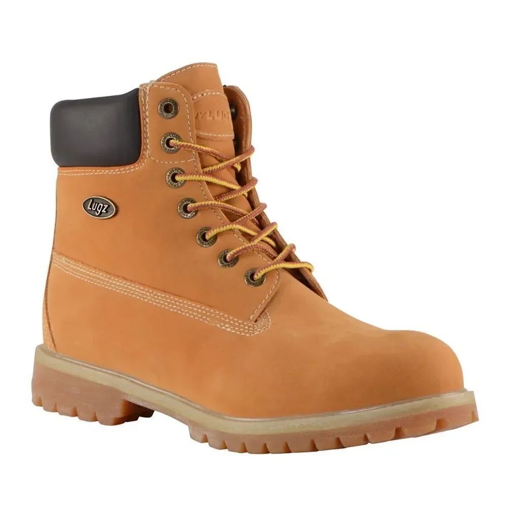 Lugz Men’s Convoy 6-Inch Boots Golden Wheat Tan 11M New